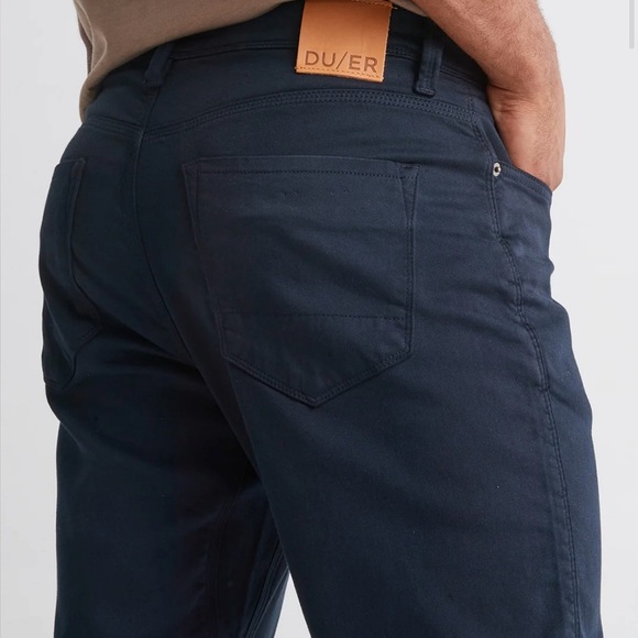 Mens DUER N2X No Sweat Pants Size 36x32 Navy Blue - Picture 1 of 9